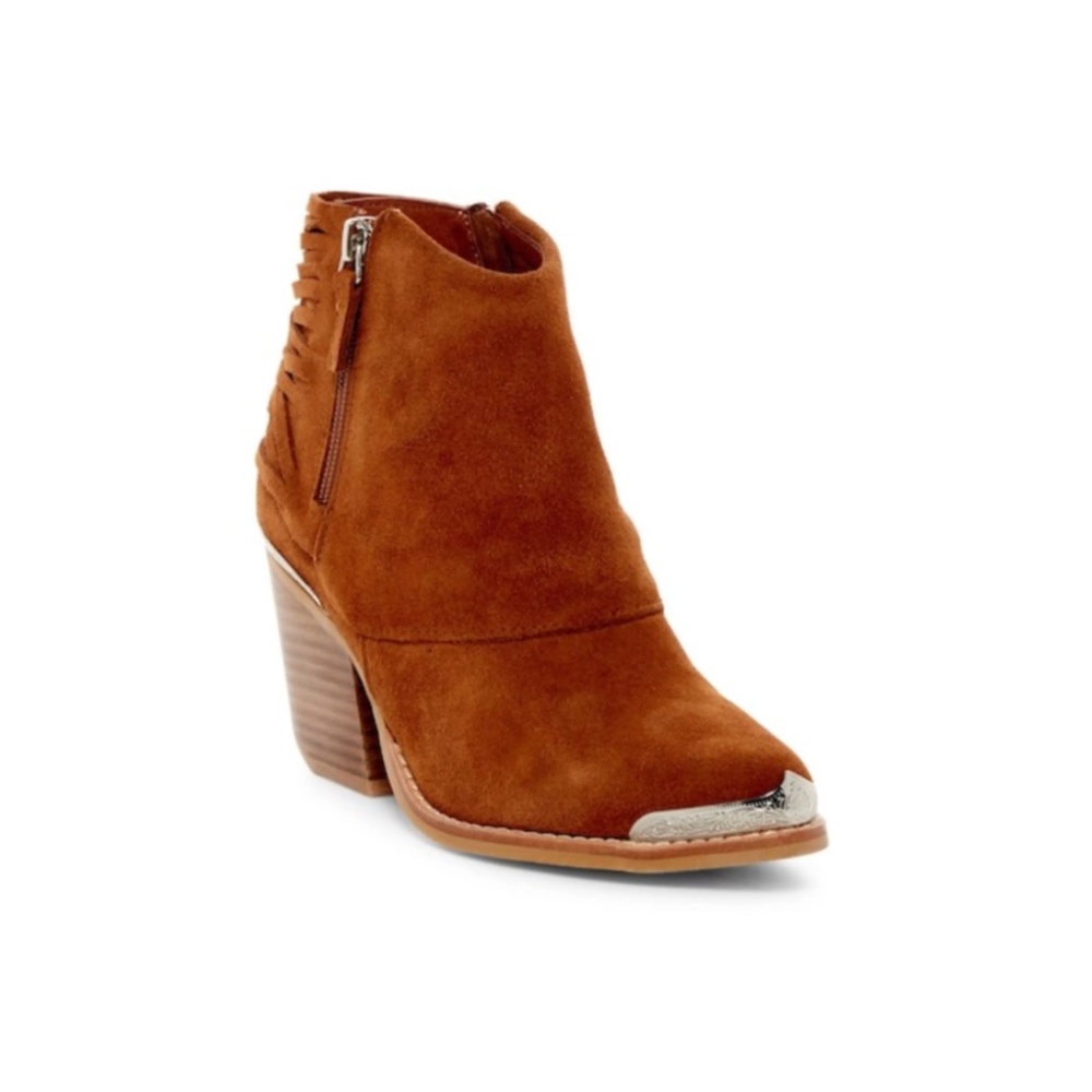 Catherine Malandrino Darach Suede Western Ankle Boots